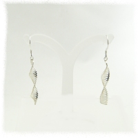 DNA helix earrings